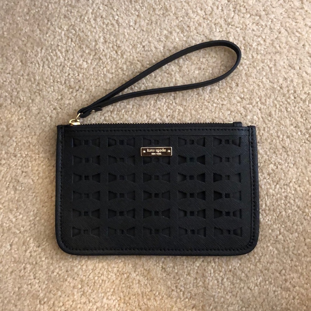 Kate spade black wristlet
